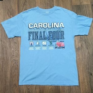 Vintage 2005 Carolina NCAA Champions Final Four Blue T Shirt Men's Size Medium